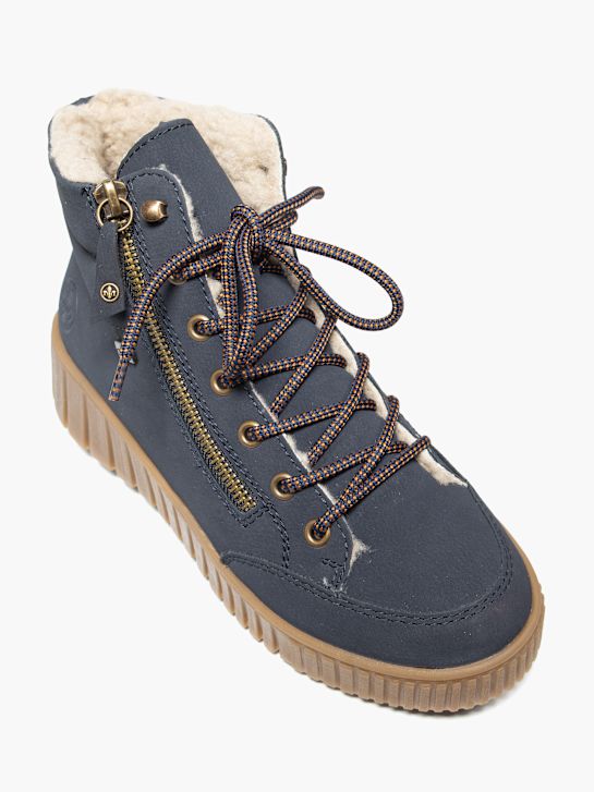 rieker alta treinador de topo azul deichmann