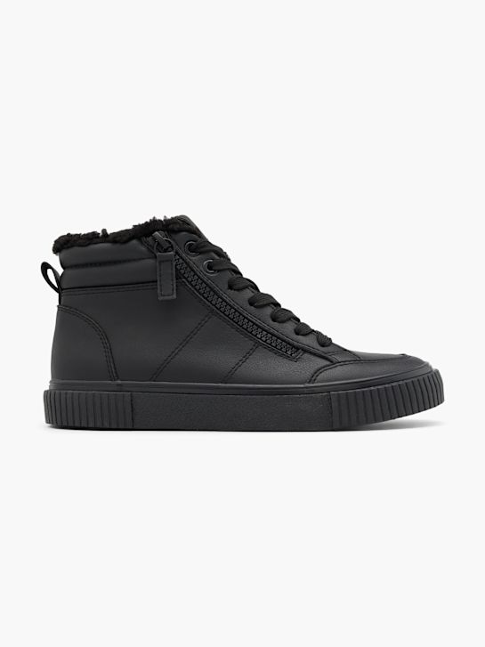 veneza alta treinador de topo preto deichmann