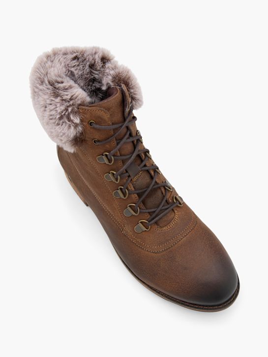 hush puppies atado a ankle boot marrom deichmann