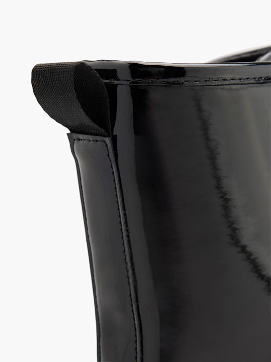 passarela lace-up bota preta deichmann