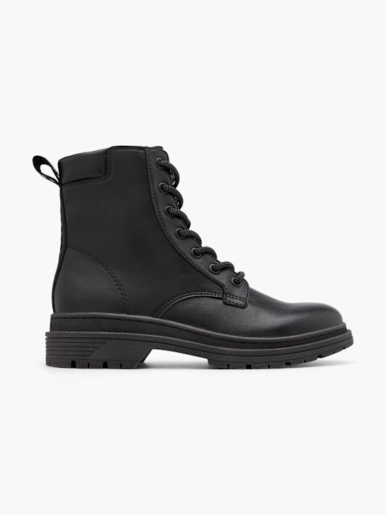 graceland lace-up bota preta deichmann