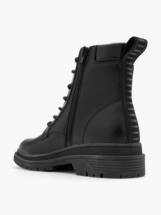 graceland lace-up bota preta deichmann