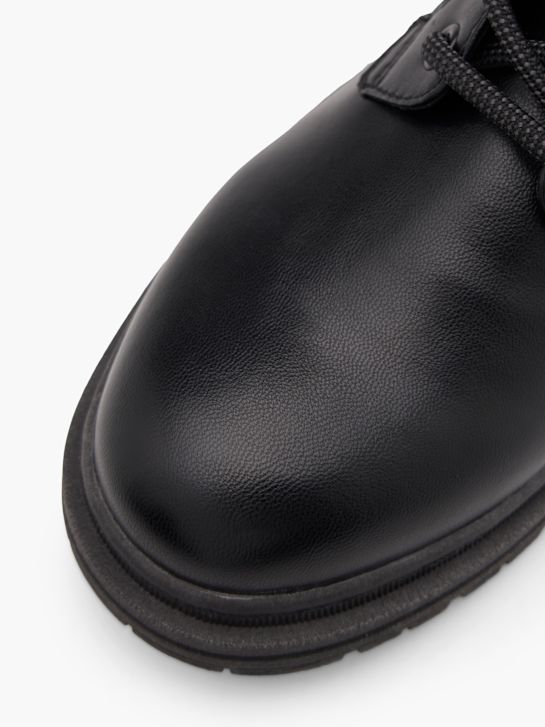 graceland lace-up bota preta deichmann