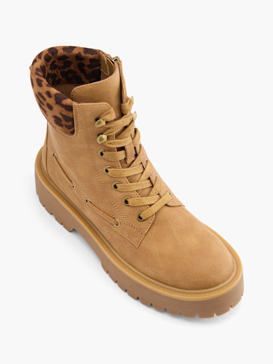 passarela lace-up bota marrom deichmann