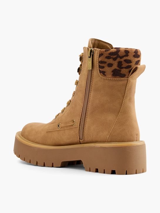 passarela lace-up bota marrom deichmann