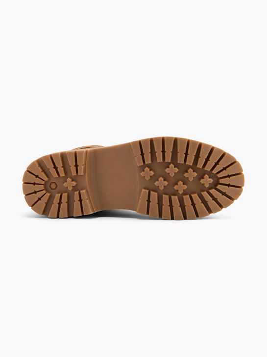 passarela lace-up bota marrom deichmann