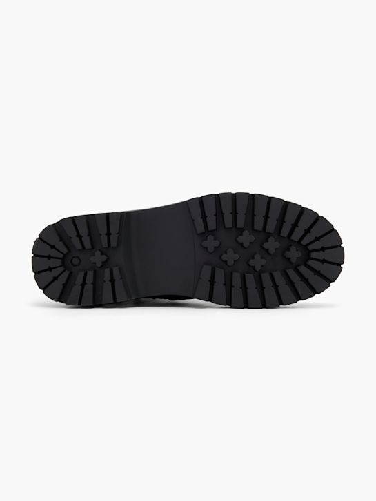 passarela lace-up bota preta deichmann