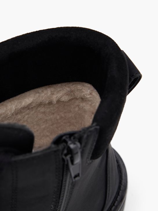 passarela lace-up bota preta deichmann