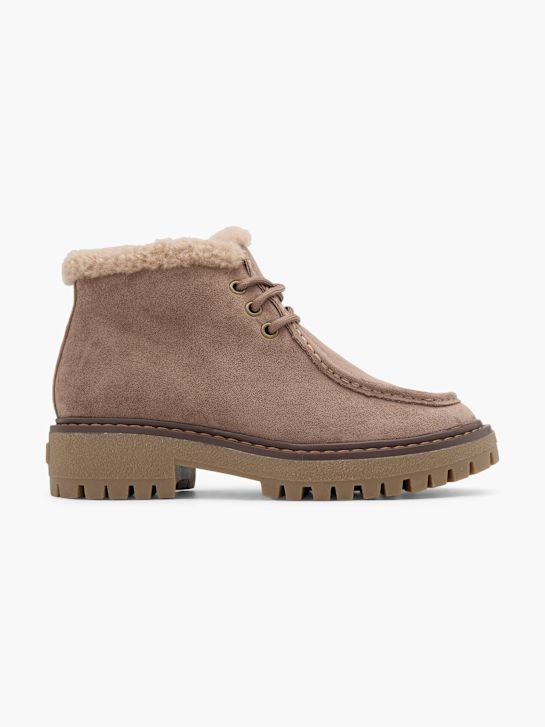 graceland lace-up bota taupe deichmann