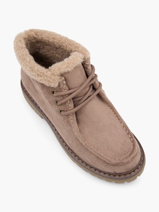 graceland lace-up bota taupe deichmann