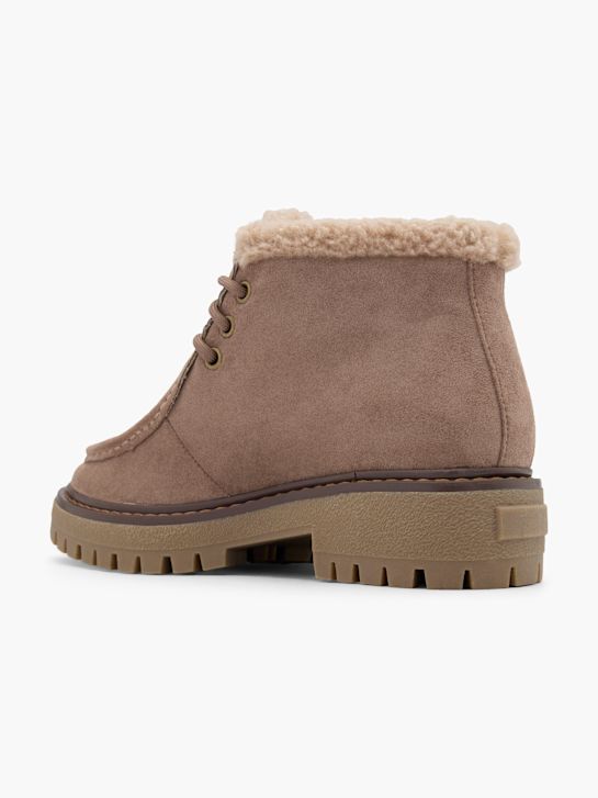 graceland lace-up bota taupe deichmann