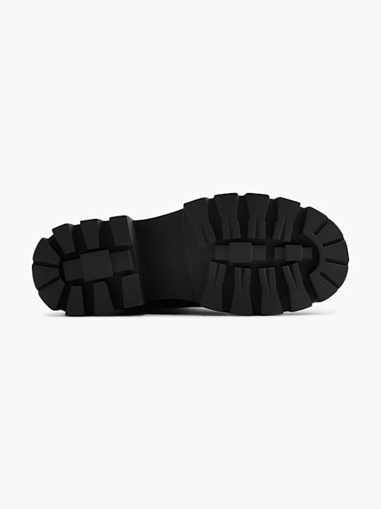 passarela lace-up bota preta deichmann
