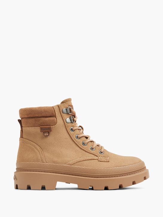 banco de lace-up bota bege deichmann