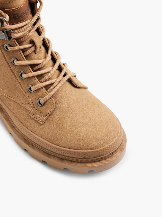 banco de lace-up bota bege deichmann
