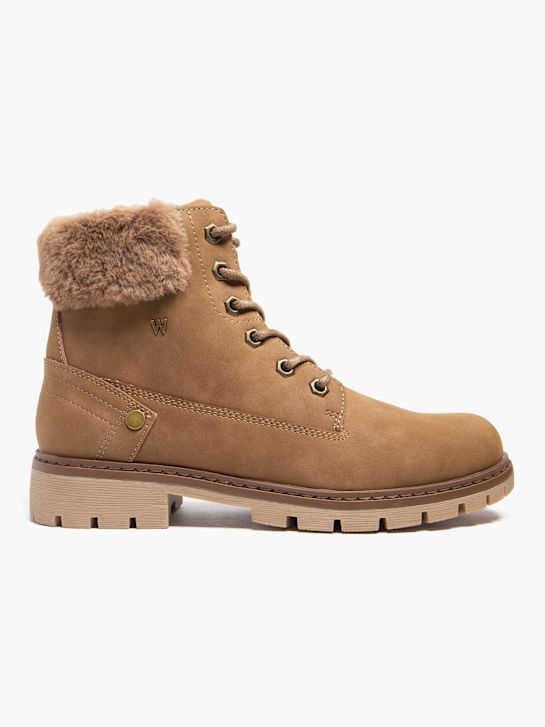 wrangler lace-up bota marrom deichmann