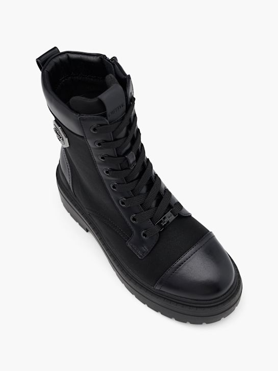 buffalo lace-up bota preta deichmann