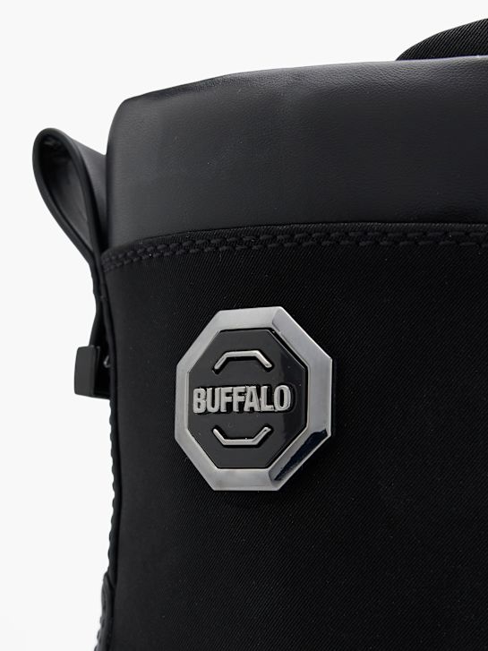buffalo lace-up bota preta deichmann
