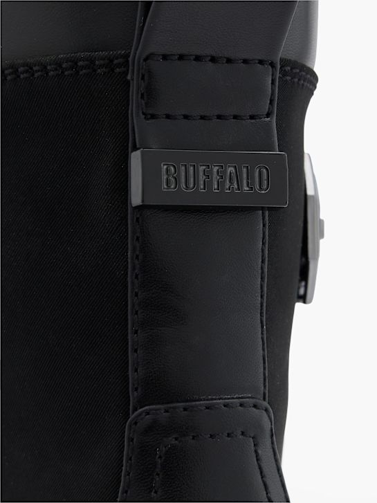 buffalo lace-up bota preta deichmann