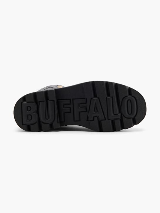 buffalo lace-up bota preta deichmann