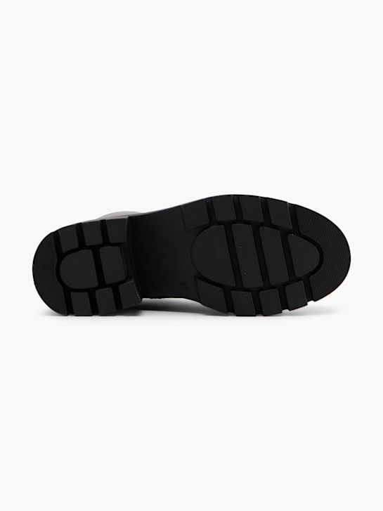 passarela lace-up bota preta deichmann