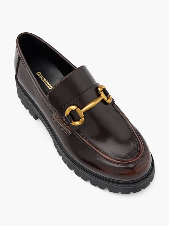 graceland loafer marrom deichmann