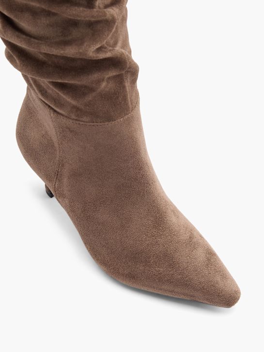 passarela overknee de inicialização taupe deichmann