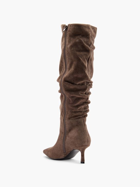 passarela overknee de inicialização taupe deichmann