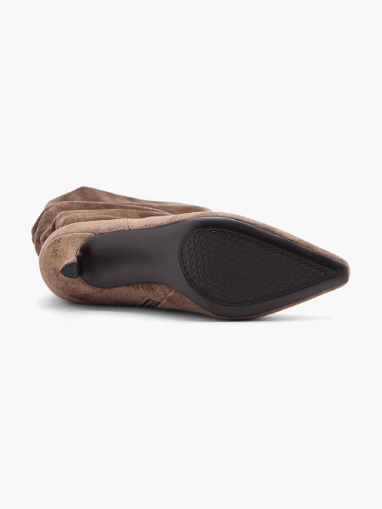 passarela overknee de inicialização taupe deichmann