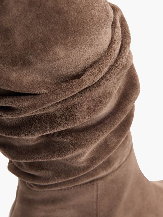 passarela overknee de inicialização taupe deichmann