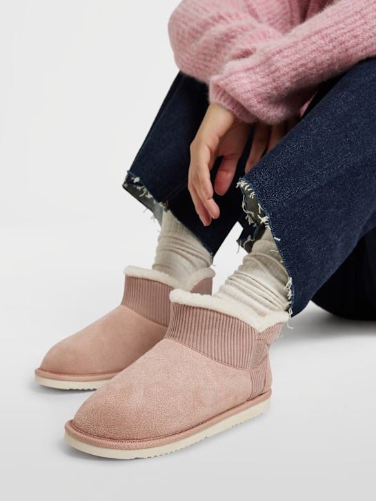 esprit de pelúcia chinelo rosa deichmann
