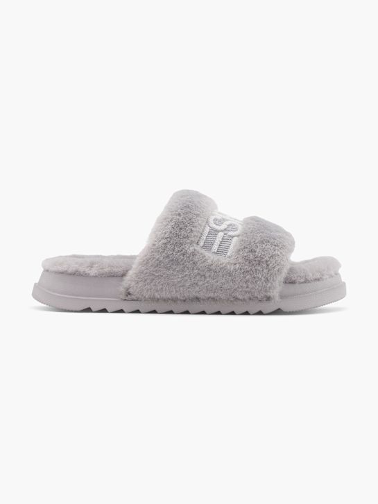 esprit de pelúcia chinelo cinza deichmann