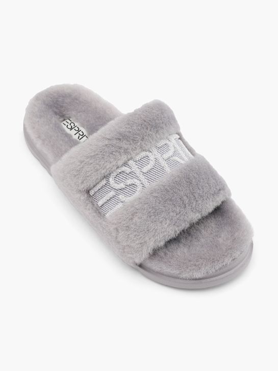 esprit de pelúcia chinelo cinza deichmann