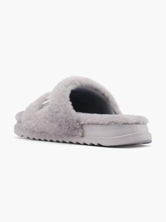 esprit de pelúcia chinelo cinza deichmann