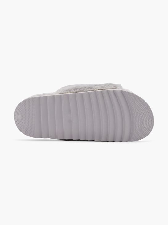 esprit de pelúcia chinelo cinza deichmann