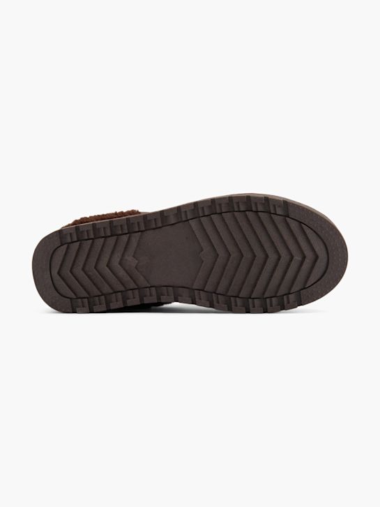 esprit de pelúcia chinelo marrom deichmann