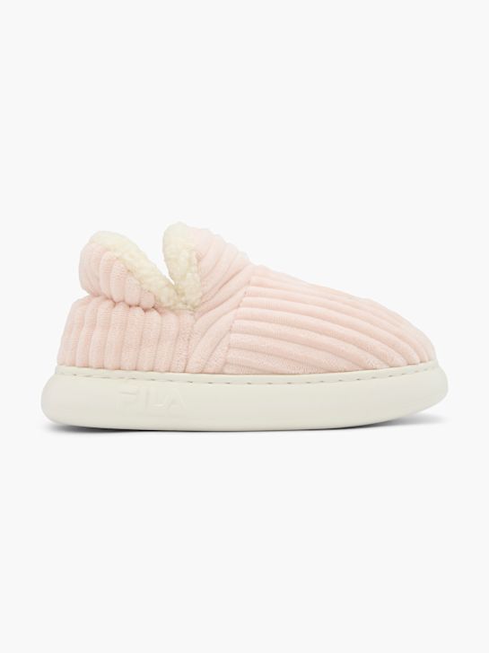 fila de pelúcia chinelo rosa deichmann