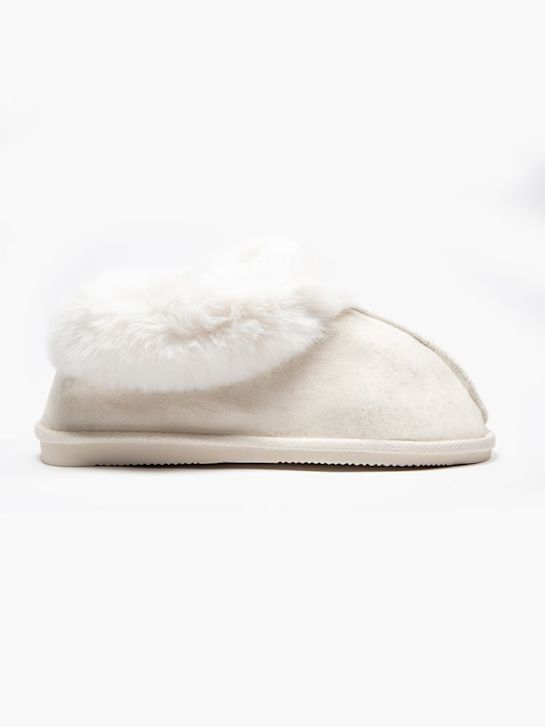 mia casa de pelúcia chinelo creme deichmann