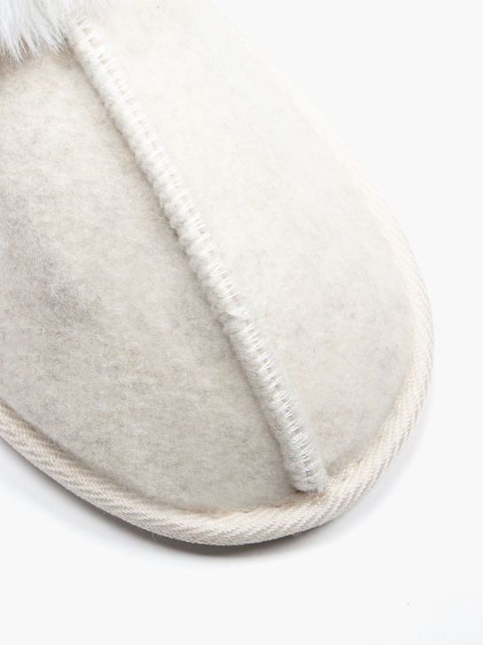 mia casa de pelúcia chinelo creme deichmann