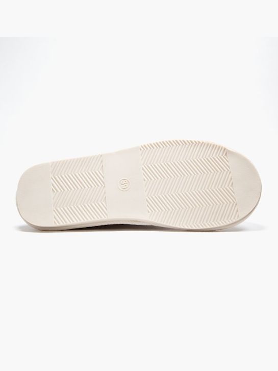 mia casa de pelúcia chinelo creme deichmann
