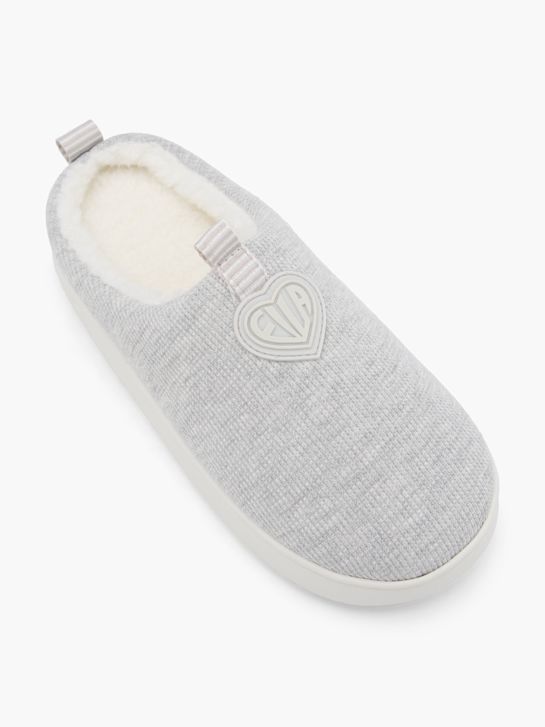 fila de pelúcia chinelo cinza deichmann