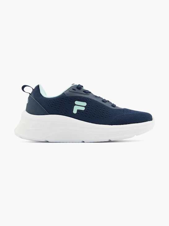 fila em execução sapato azul deichmann