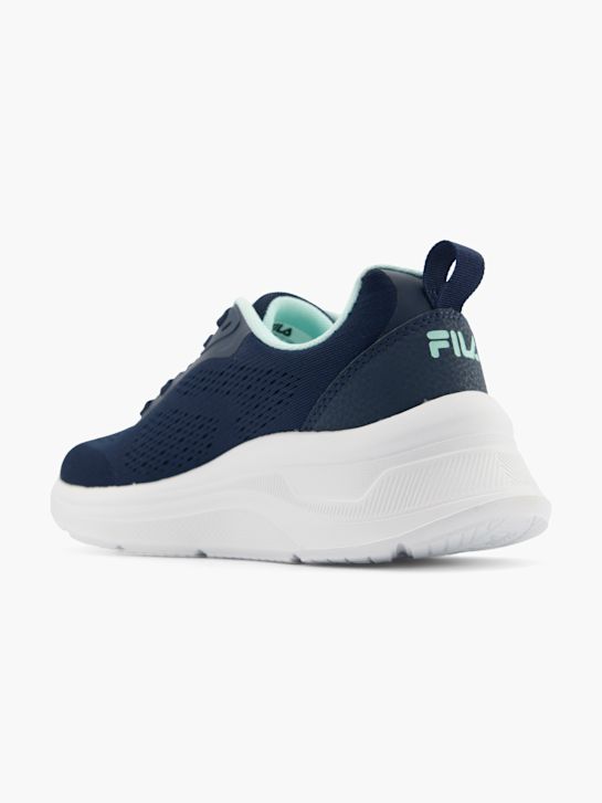 fila em execução sapato azul deichmann