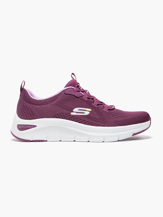 skechers arco de conforto 2.0 treinador roxo deichmann