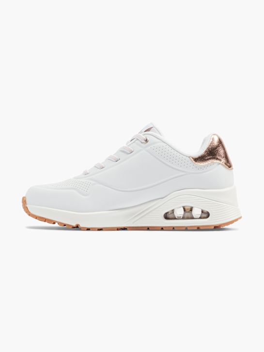 skechers uno - shimmer distÂncia de deslizamento treinador branco deichmann