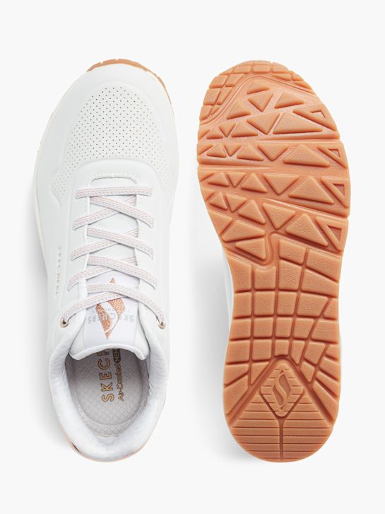 skechers uno - shimmer distÂncia de deslizamento treinador branco deichmann