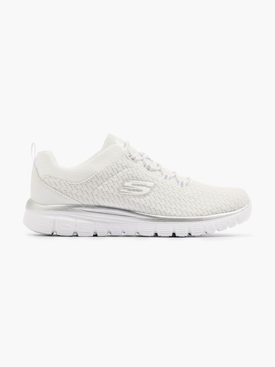 skechers graciosa 2.0 slip-on treinador branco deichmann