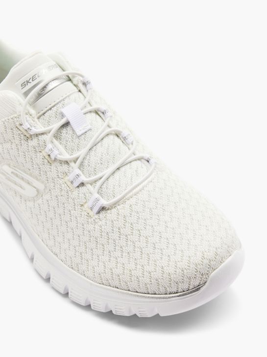 skechers graciosa 2.0 slip-on treinador branco deichmann