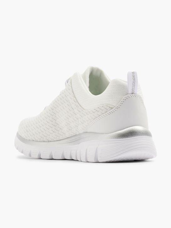 skechers graciosa 2.0 slip-on treinador branco deichmann