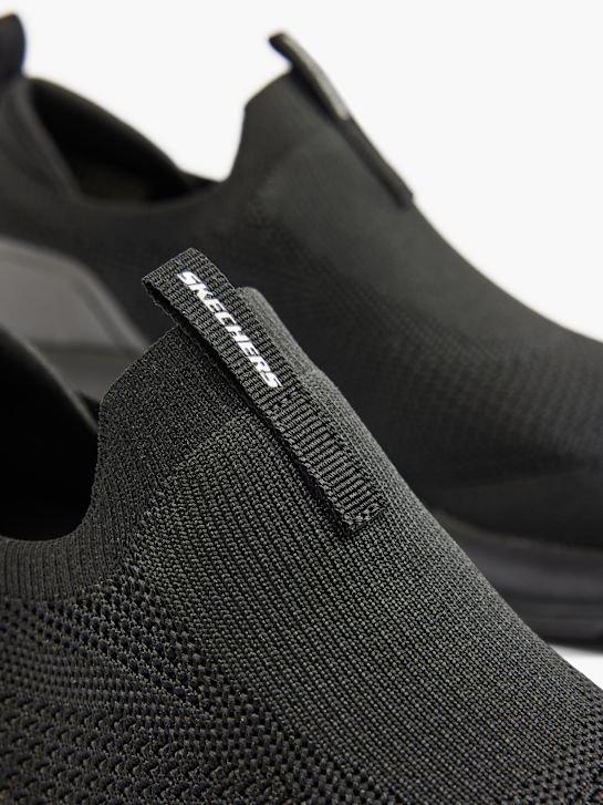 skechers arco de conforto slip-on treinador preto deichmann
