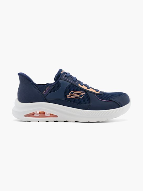 skechers centourist ar swift ajuste slip-on treinador azul deichmann